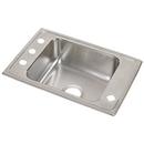 Elkay Lustrous Highlighted Satin Drop-In and Topmount Classroom Sink Bowl 