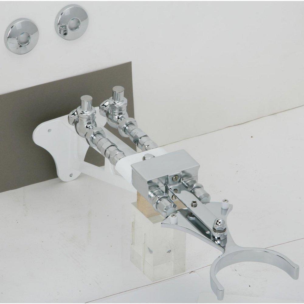 Elkay Buffed Satin 25 x 19-1/2 x 24-3/8 in. Wall Mount Healthcare Sink 