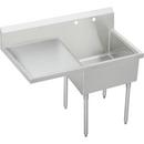 Scullery Sink with Left Drainboard in Satin