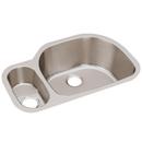 Elkay Lustrous Satin 31-1/2 x 21-1/8 in. No Hole Stainless Steel Double Bowl Undermount Kitchen Sink 