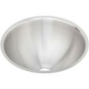 14-3/8 in. Undermount Round Stainless Steel Bathroom Sink in Lustrous Satin