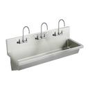 Elkay Buffed Satin 60 x 20 in. Complete Wash Sink 