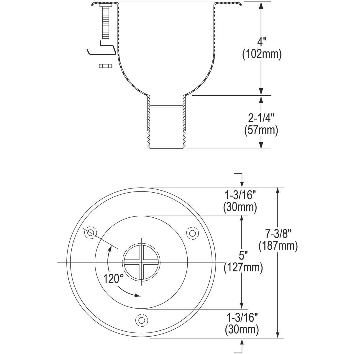 Elkay Buffed Satin 16 ga 1-Bowl Top Mount 316L Stainless Steel Service Sink 