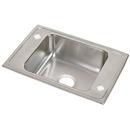 25 x 17 x 5-1/2 in. Drop-in Classroom Sink in Brushed Satin