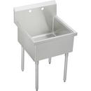 Elkay Buffed Satin 2-Hole Single Bowl Stainless Steel Sink 