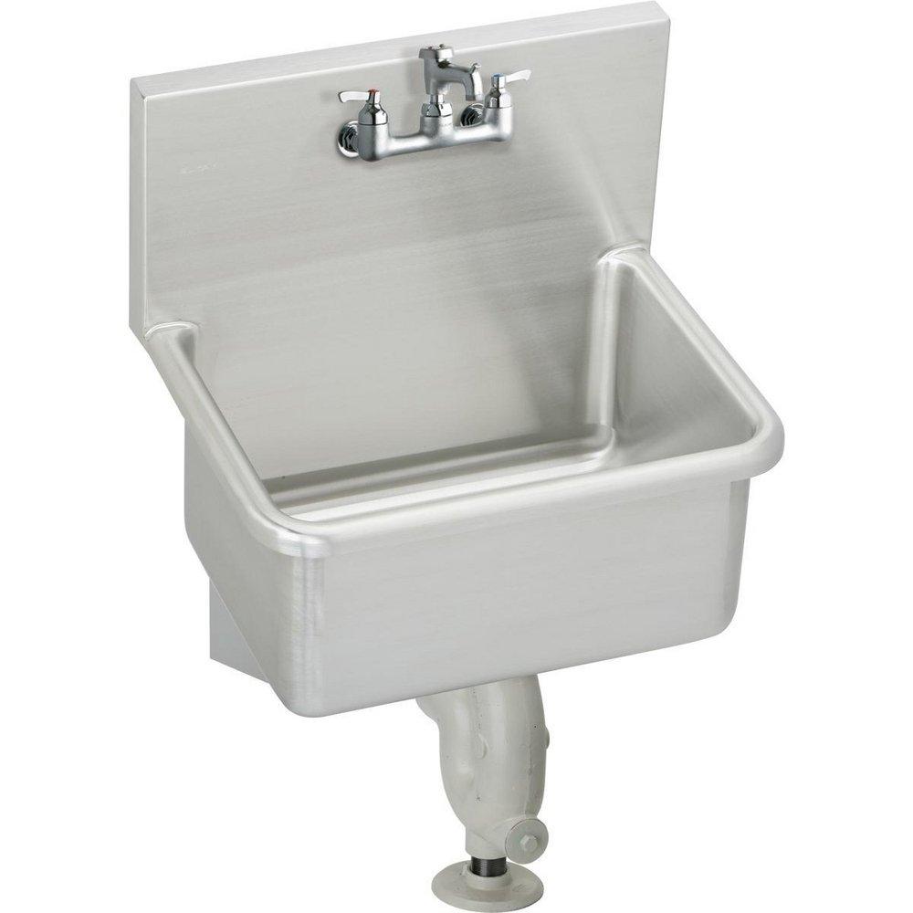 Elkay Buffed Satin Wall Service Sink 