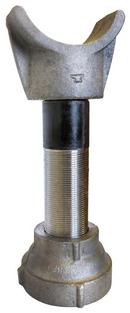 10 in. Galvanized Adjustable Pipe Saddle Support