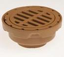 2 in. No Hub Cast Iron Floor Drain with Top