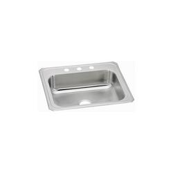 25 in. Drop-in Stainless Steel Single Bowl Kitchen Sink in Brushed Satin