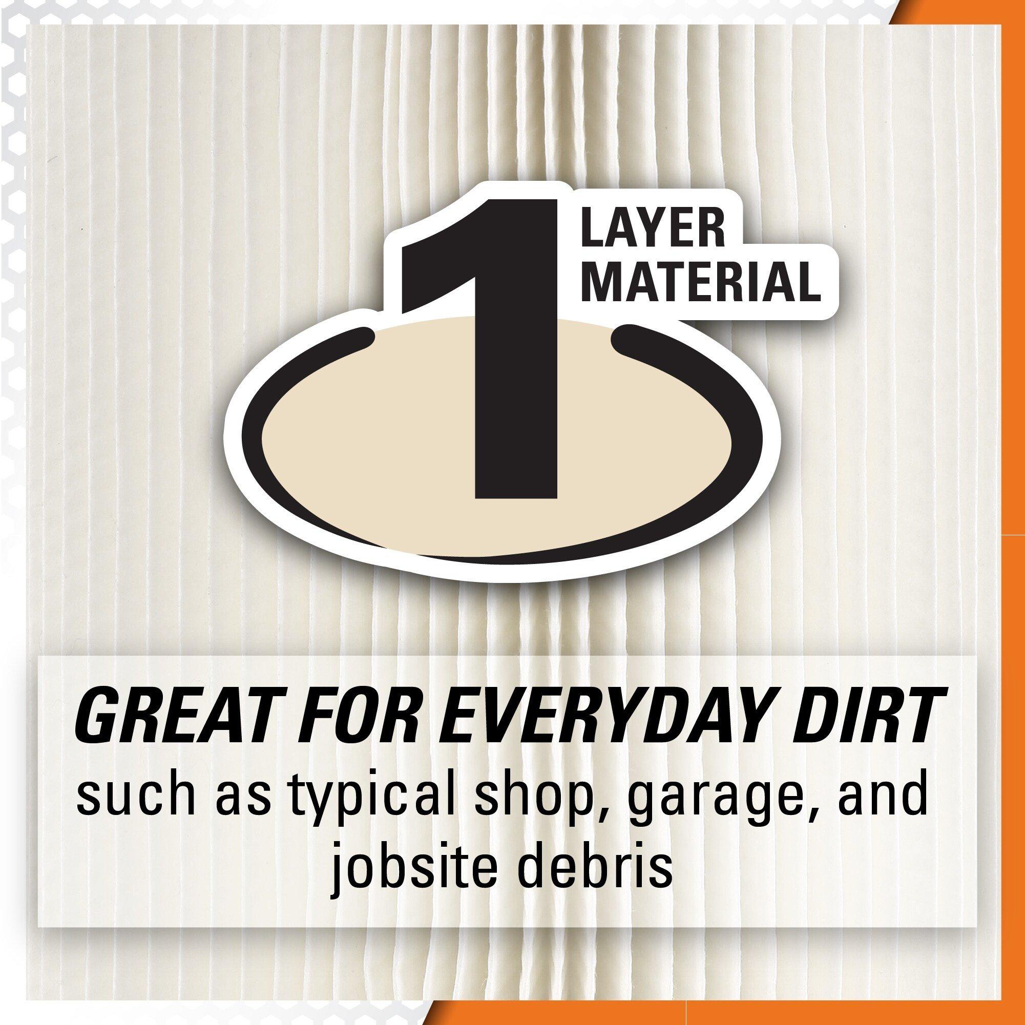 RIDGID White Vacuum Filter 20 gal 