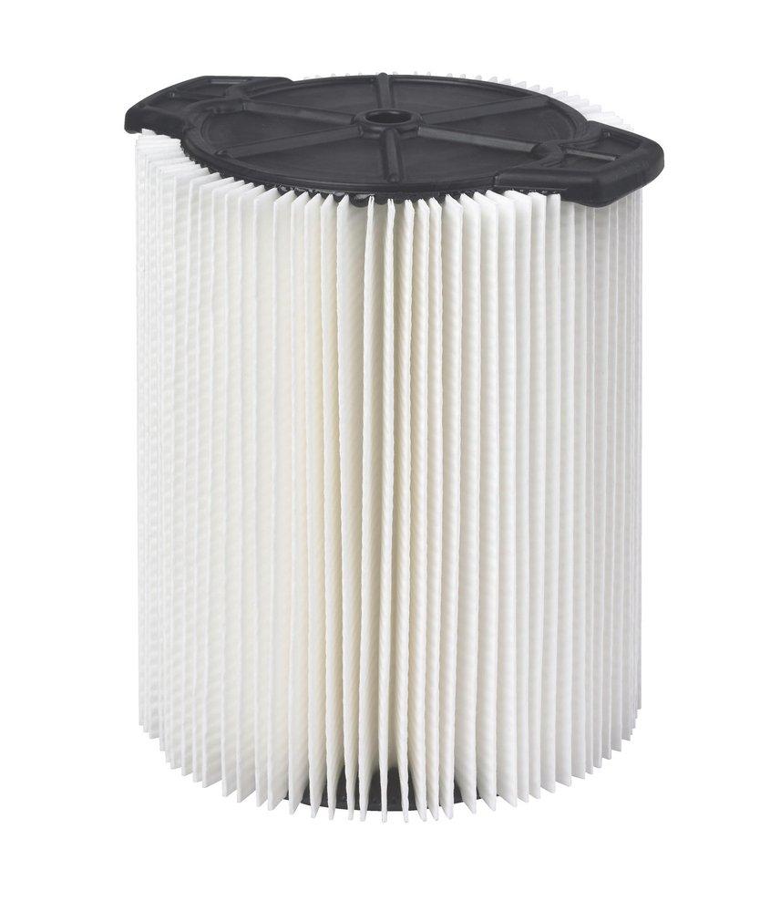 RIDGID White 20 gal. Pleated Paper Filter 