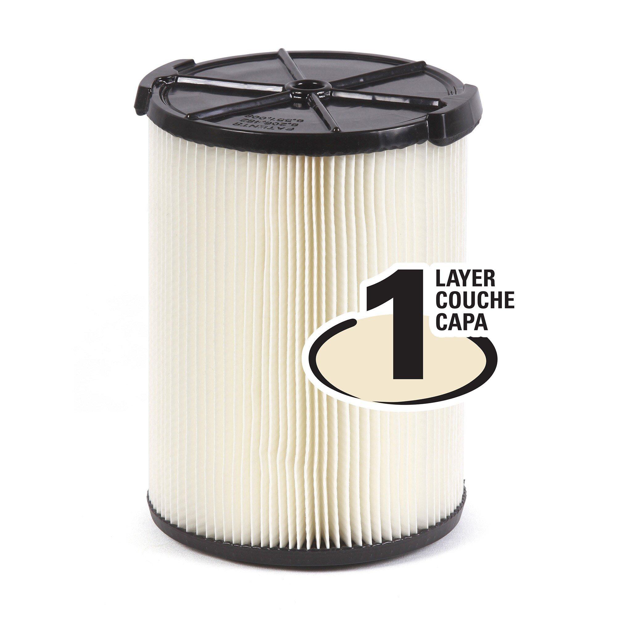 RIDGID White Vacuum Filter 20 gal 
