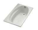 KOHLER White 60 x 36 in. 57 gal 3-Wall Alcove Bathtub with Right Hand Drain
