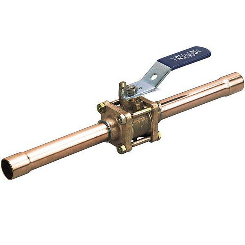 NIBCO Bronze Stub End Lever Handle Gas Ball Valve 
