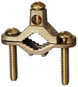 1-1/4 x 2 in. Bronze Direct Bury Ground Clamp