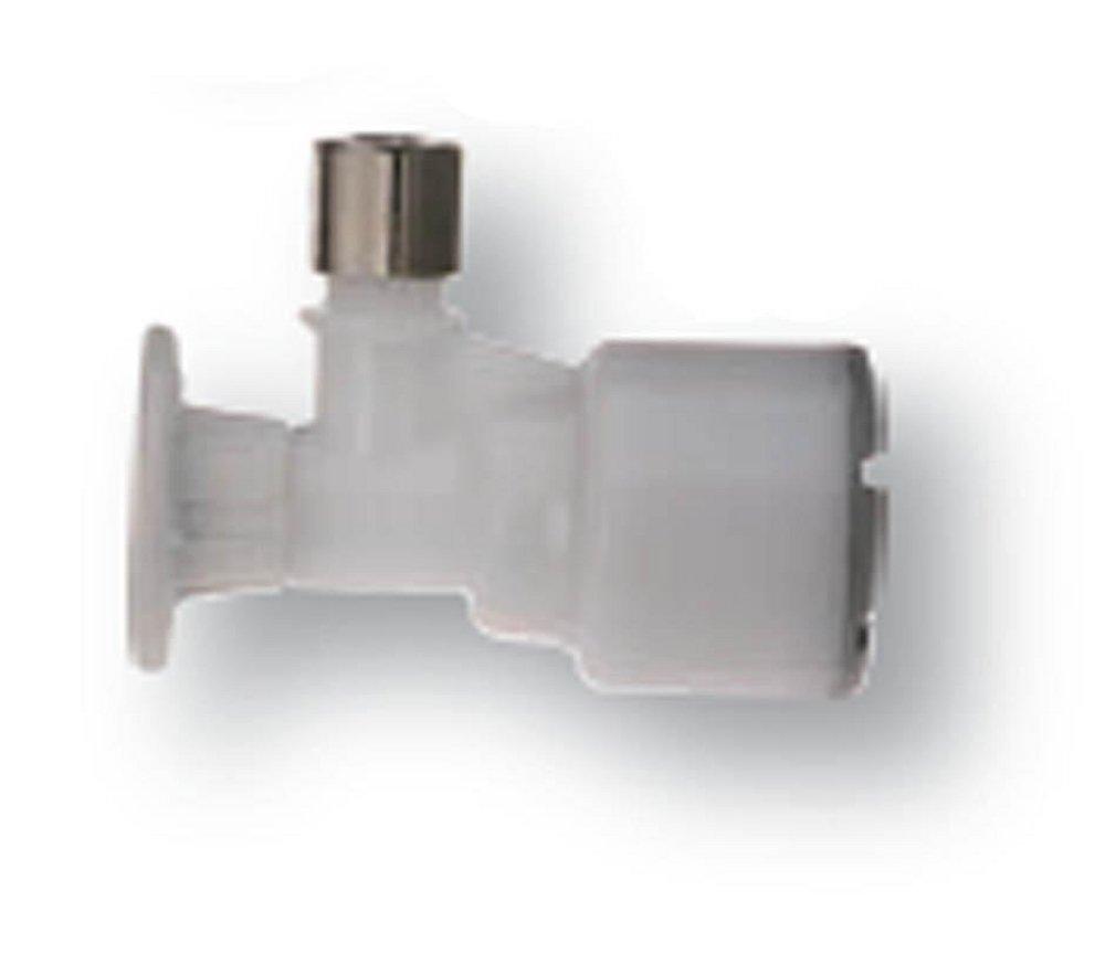 Accor Technology White Push x OD Compression Pull Angle Supply Stop Valve in White 