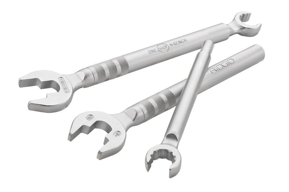RIDGID Grey 12 in. One Stop Wrench 