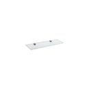 24-3/4 in. Frosted Glass Shelf in Polished Chrome