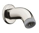 Hansgrohe Polished Nickel 1/2 in. Cast Shower Arm with Flush 