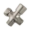 Hansgrohe Brushed Nickel 1/2 x 8-27/100 in. Threaded Brass Diverter 