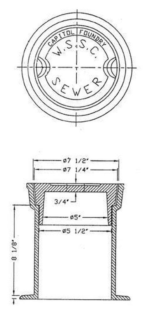 Capitol Foundry of Virginia Drop Valve Box 