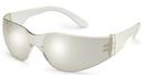 Indoor/Outdoor Safety Glasses with Clear Frame & Silver Mirror Lens