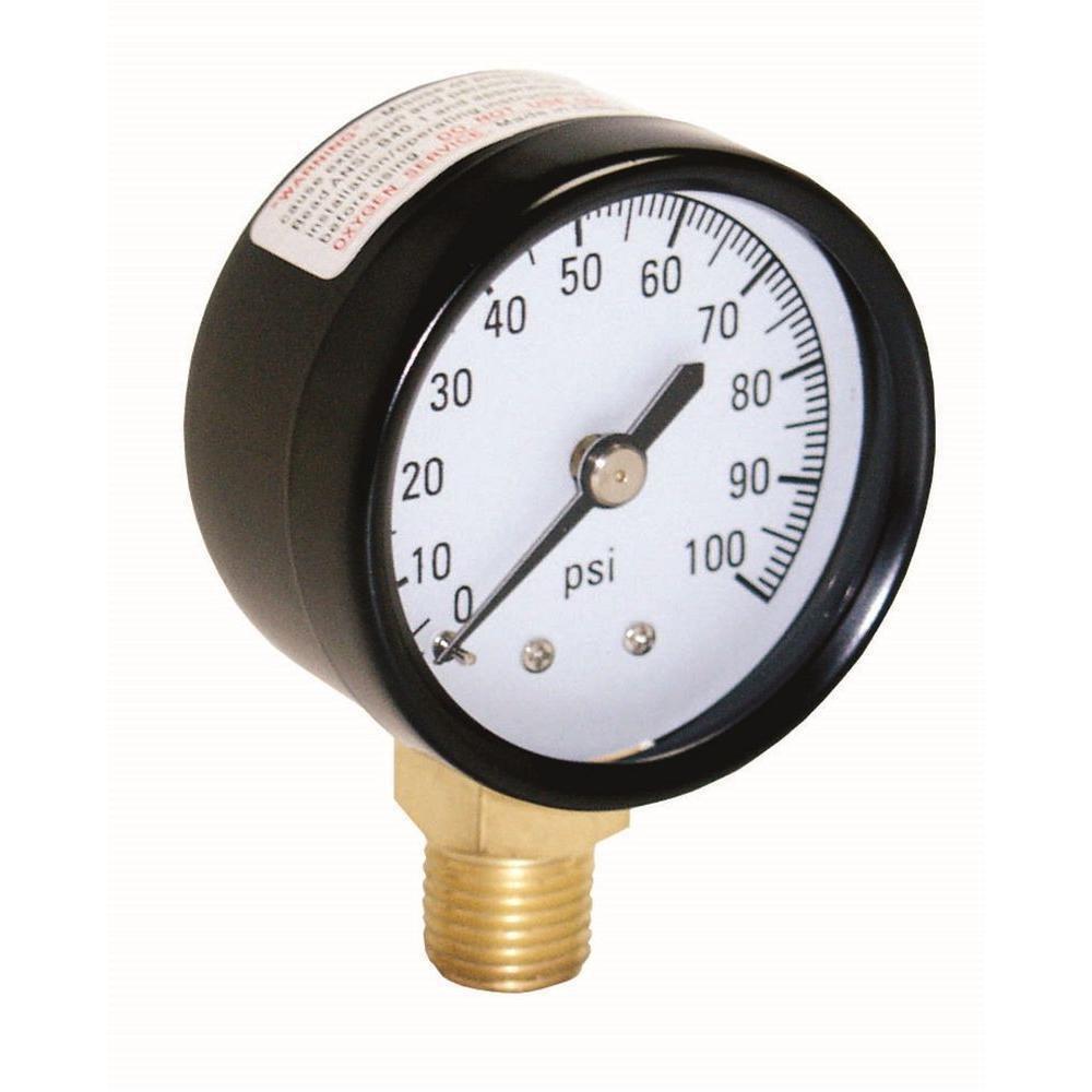 McDaniel Controls 4-1/2 in. Lower Mount Pressure Gauge 