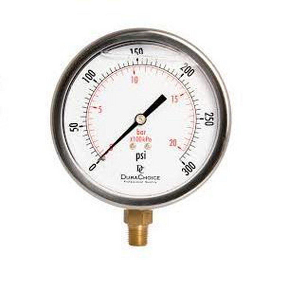 McDaniel Controls 4-1/2 in. Lower Mount Pressure Gauge 