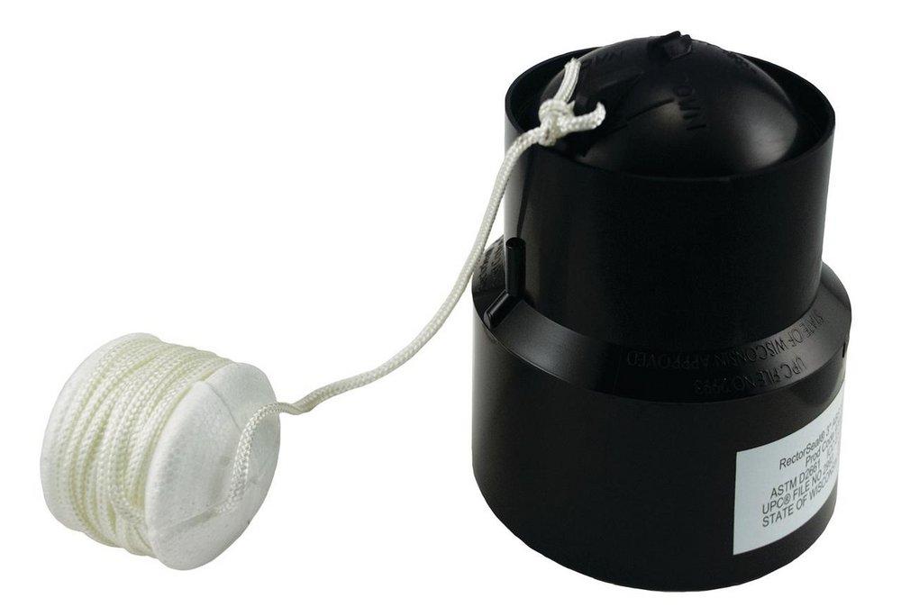Rectorseal Black Residential Test Plug 