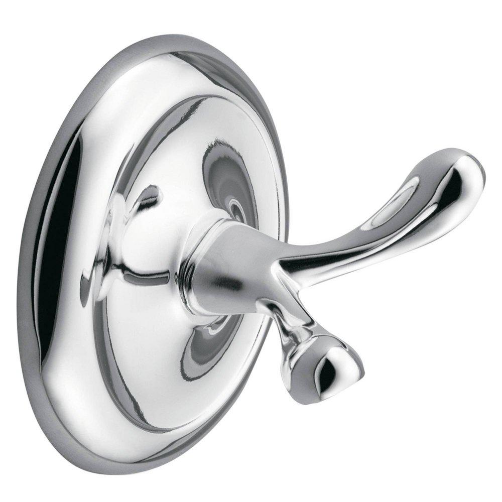 Moen Polished Chrome 2 Robe Hook 