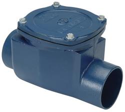 2 in. Cast Iron No Hub Backwater Valve