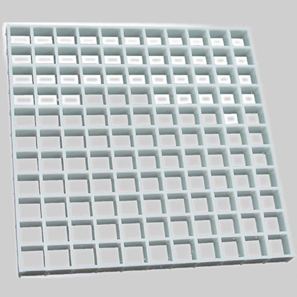 DiversiTech® White 48 x 24 in. Egg Crate Louvered Diffuser 