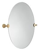 26-1/8 x 28-1/2 in. Oval Mirror in Vibrant Brushed Bronze