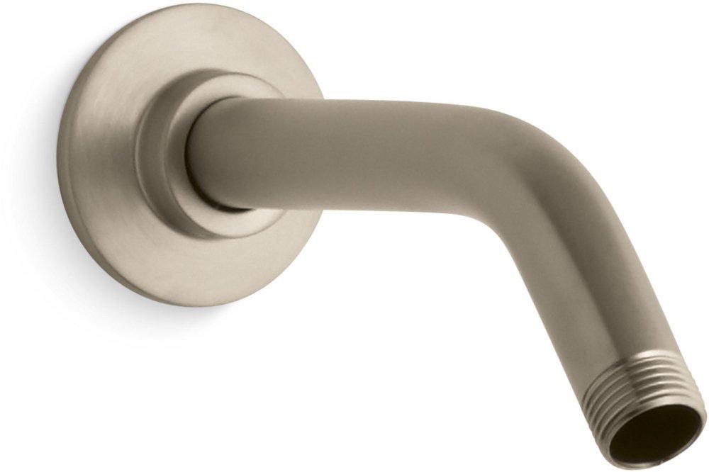 KOHLER Vibrant&reg; Brushed Bronze 7-1/2 in. Wall Mount Shower Arm and Flange 