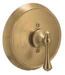 Pressure Balancing Valve Trim with Single Lever Handle in Vibrant Brushed Bronze
