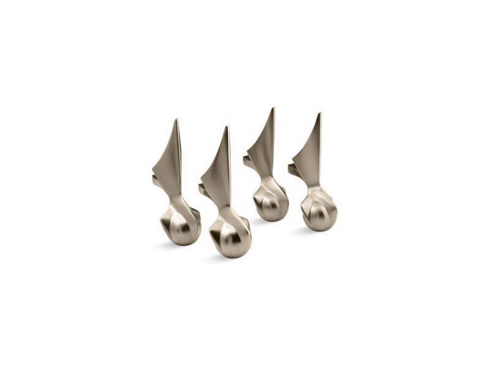 BALL and CLAW LEGS Antique Vibrant Brushed Bronze 