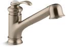 Single Handle Pull Out Kitchen Faucet in Vibrant® Brushed Bronze