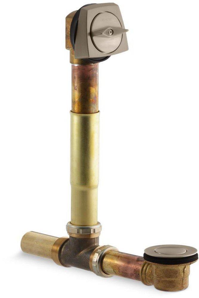 Vibrant&reg; Brushed Bronze 16 in. Brass Trip Lever Drain 