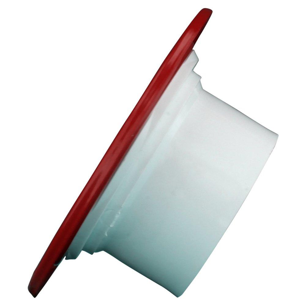 White PVC DWV Adjustable Metal Ring Closet Flange 