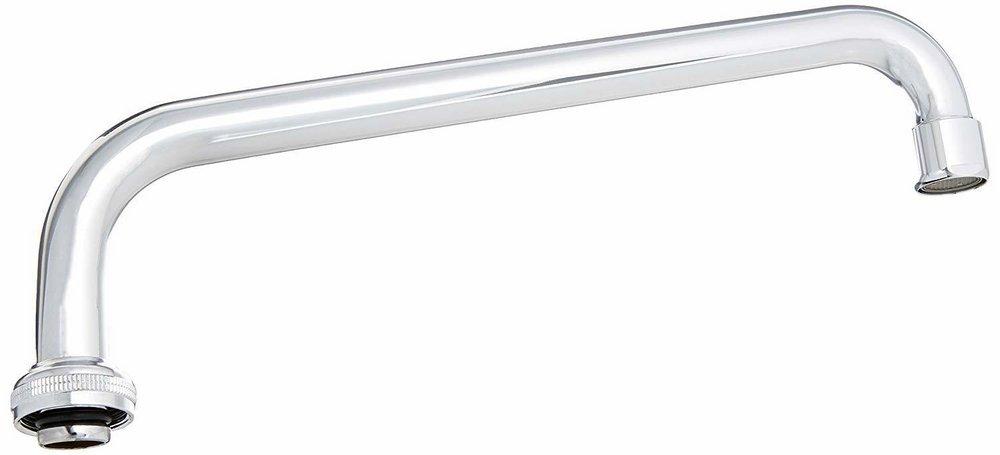 Central Brass Polished Chrome Swivel Tube Spout with Aerator 