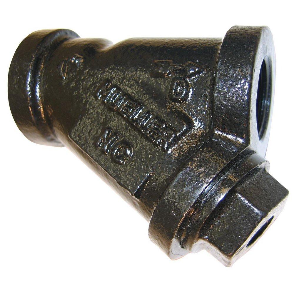 Mueller Steam Specialty 250# Wye Strainer with Blow-Off Outlet 