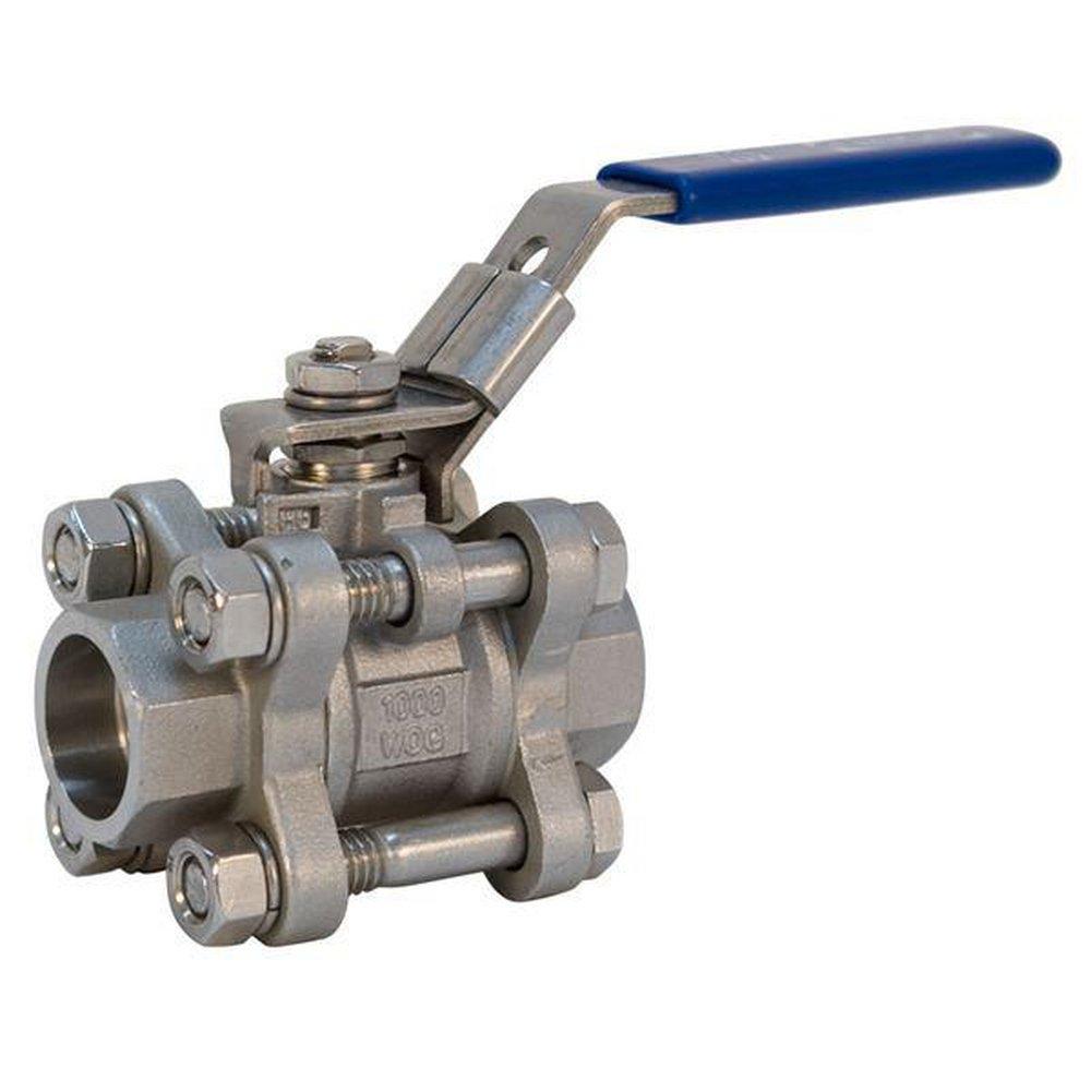 NIBCO CF8M Stainless Steel Socket Weld 1000# Ball Valve 