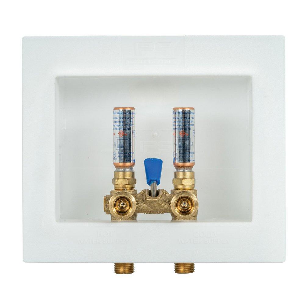 IPS Corporation 8-3/8 in x 6-1/8 in x 3-3/4 in Washing Machine Supply Box 