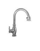 Single Handle Pull Down Kitchen Faucet in Brushed Chrome