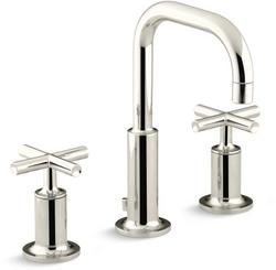 Two Handle Widespread Bathroom Sink Faucet in Vibrant&reg; Polished Nickel