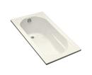 KOHLER Biscuit 60 x 32 in. Drop-In Bathtub with Reversible Drain 