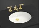 19-1/4 in. Undermount Oval Vitreous China Bathroom Sink in White