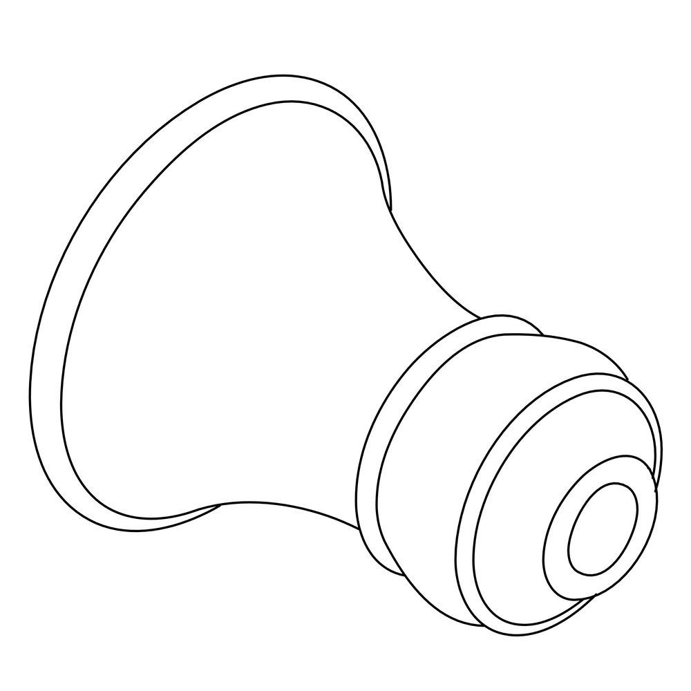 KOHLER Polished Brass Handle in Polished Brass 