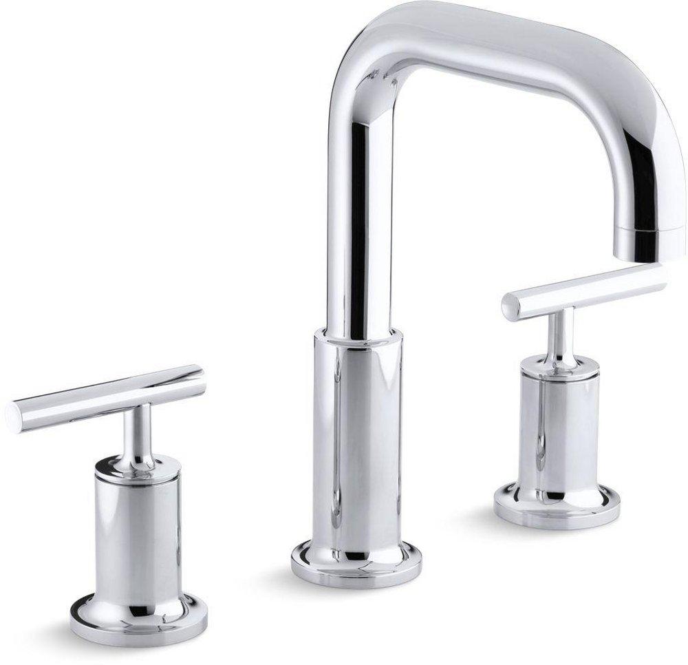 KOHLER Polished Chrome Two Handle Roman Tub Faucet Trim Only 