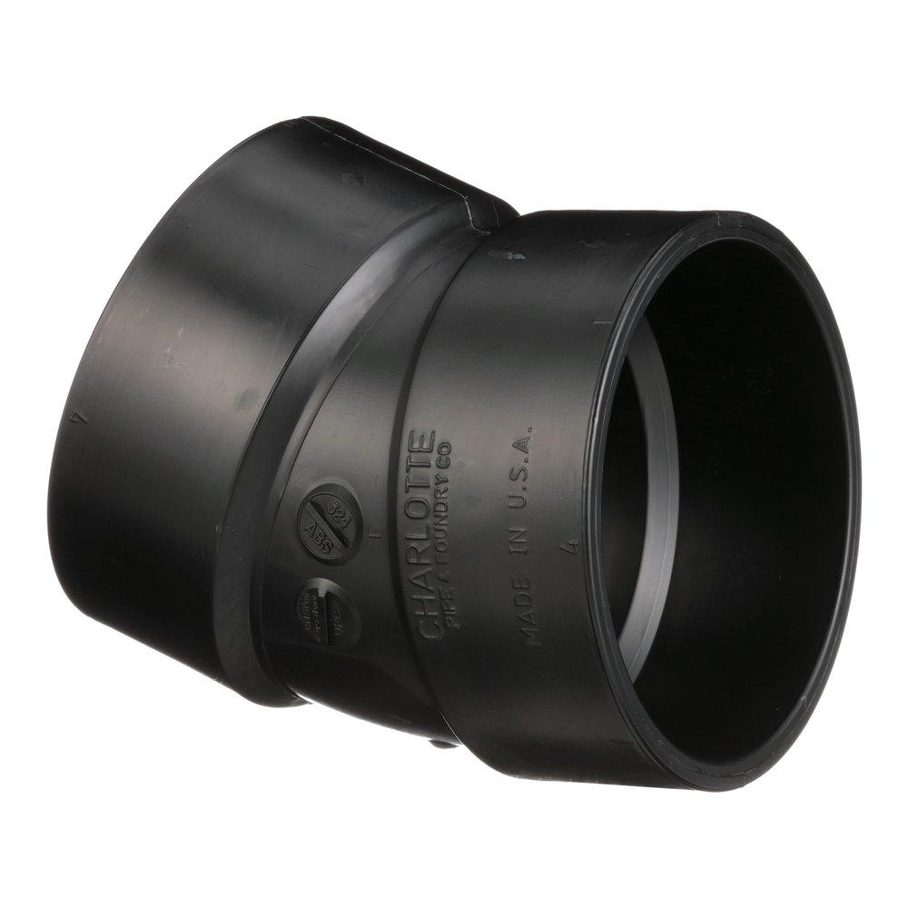 Black ABS DWV 22-1/2&deg; Elbow 